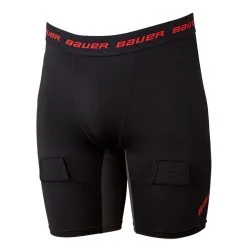 Bauer Essential Compression Jock Short - Black (2019)