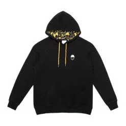 Spittin Chiclets Spittin' Chiclets Printed Adult Hoodie - Black/Yellow