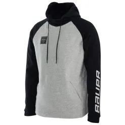 Bauer Square Hoodie - Black/Heather Grey