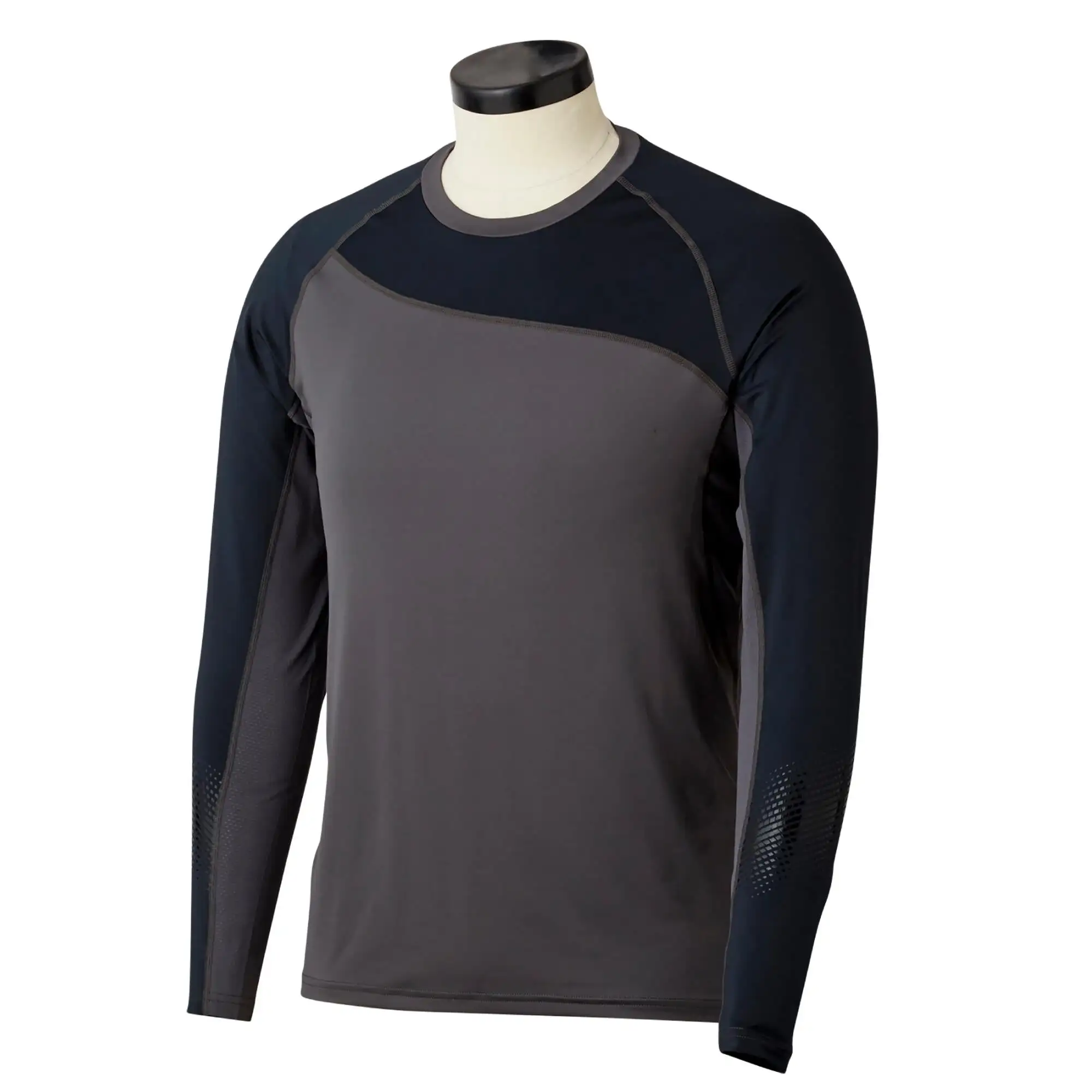 Bauer Pro Long Sleeve Base Layer Top - Dark Grey/Black (2019) 3 Bauer Pro Long Sleeve Base Layer Top - Dark Grey/Black (2019)