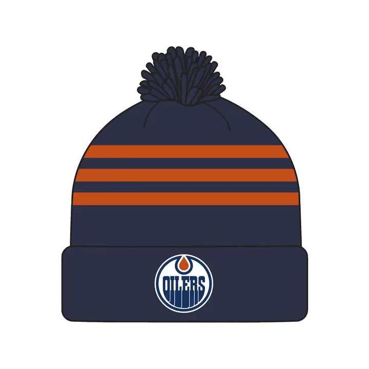 Adidas Cuffed Knit Pom Hat - Edmonton 3 Adidas Cuffed Knit Pom Hat - Edmonton